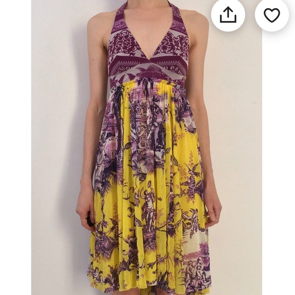 S/S 2008 Resort Jean Paul Gaultier Soleil mesh dress S - Picture 2 of 7